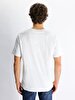 Short Sleeve Crew Neck Sign With Print White T-shirt