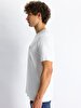 Short Sleeve Crew Neck Sign With Print White T-shirt