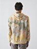 With Hood Vintage Look Pattern Sweatshirt