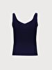 Spaghetti Strap Knitwear Ball Navy Athlete