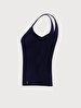 Spaghetti Strap Knitwear Ball Navy Athlete