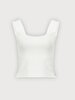 Square Collar Knitwear White Athlete