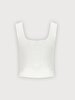 Square Collar Knitwear White Athlete