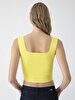 Square Collar Knitwear Orange Athlete