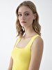 Square Collar Knitwear Orange Athlete