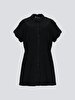 Denim Black Dress