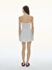 Dots Pattern Short White Dress