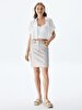 Basic Midi White Skirt