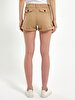 With Pockets Chinos Beige Shorts
