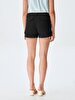 With Pockets Chinos Black Shorts