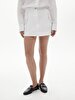 Basic Cargo White Skirt