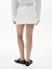 Basic Cargo White Skirt