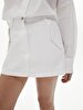 Basic Cargo White Skirt