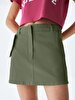 Basic Cargo Green Skirt