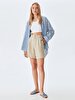 Gabardine Grey Shorts