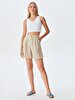 Gabardine Grey Shorts