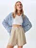Gabardine Grey Shorts