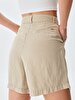 Gabardine Grey Shorts