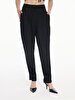 Düz Paça Regular Black Trousers