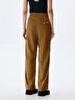 Linen Look Cargo Brown Trousers