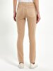 Waist Elastic Brown Trousers