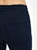 Waist Elastic Navy Trousers