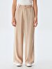 Düz Paça Relaxed Brown Trousers