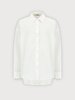 Long Sleeve Pompom White Shirt