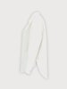 Long Sleeve Pompom White Shirt