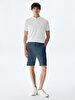 With Pockets Chinos Dark Blue Shorts