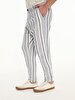 Düz Paça Regular Blue Trousers