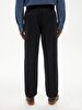 Textured Comfortable Black Trousers