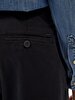 Textured Comfortable Black Trousers