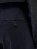 Textured Comfortable Navy Trousers