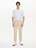 Fit Jogger Waist Beige Trousers