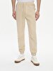 Fit Jogger Waist Beige Trousers