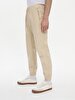 Fit Jogger Waist Beige Trousers