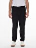 Fit Jogger Waist Black Trousers