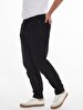 Fit Jogger Waist Black Trousers