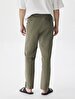 Düz Paça Regular Green Trousers
