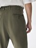 Düz Paça Regular Green Trousers