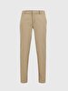 Buttoned Chinos Beige Trousers