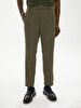 Buttoned Chinos Green Trousers