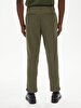 Buttoned Chinos Green Trousers