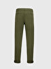 Buttoned Chinos Green Trousers