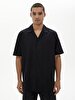 Textured Black Shirt