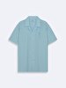 Textured Blue Shirt