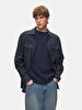 Basic Long Arm Navy Shirt
