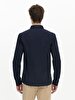 Textured Navy Shirt