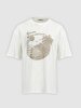 Palmtree Beach With Print Dust T-shirt